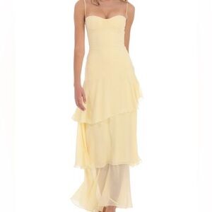 Lucy in the Sky - Long ruffle maxi dress